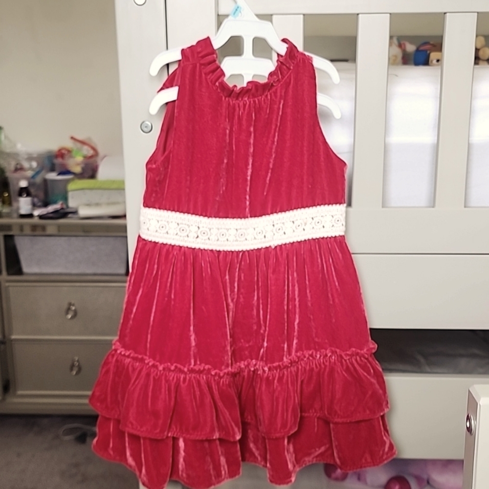Red holiday dress size 4 from Janie and Jack